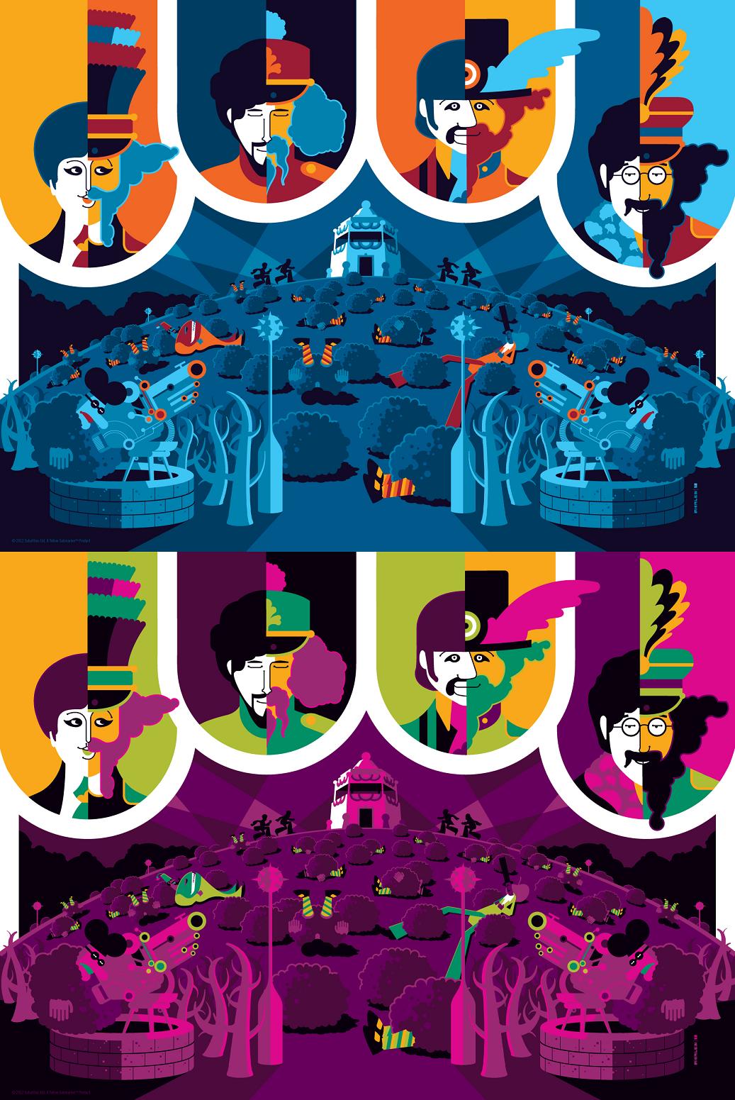 TOM WHALEN ビートルズ イエローサブマリン SHAG KAWS